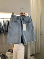 Loose Casual Women's Five-Point Denim Shorts